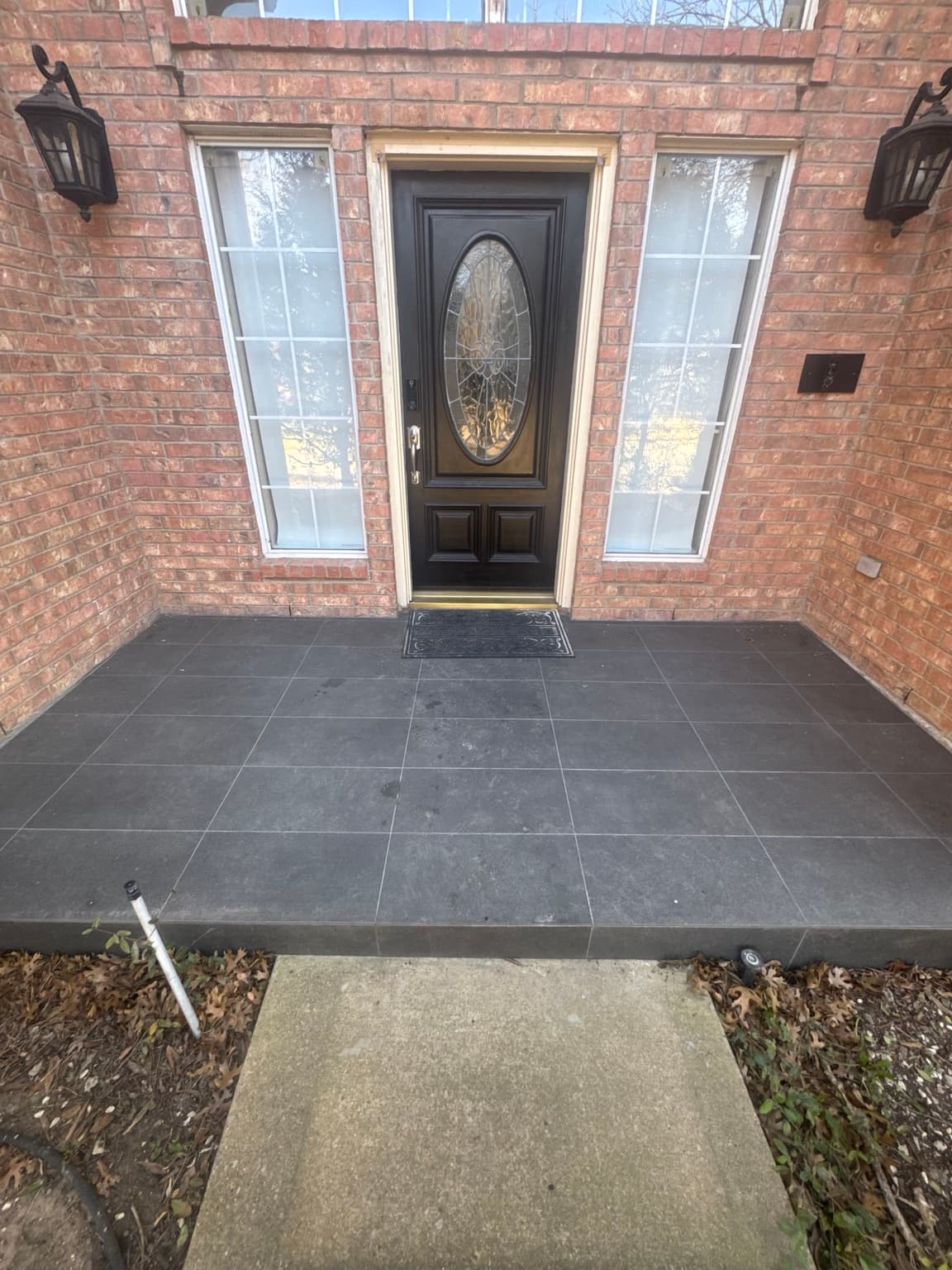 Front porch pressure washing and exterior cleaning in Plano TX